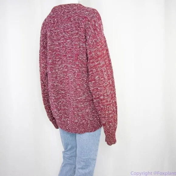 Vintage Traverse Bay 100% cotton burgundy sweater, size‎ M, women's Size M - Image 12