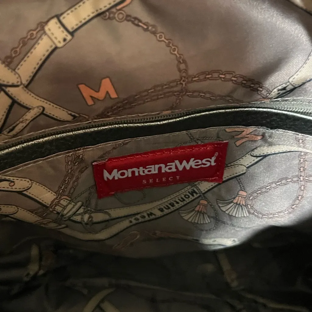 Montana West Black Leather Shoulder Bag - Image 5