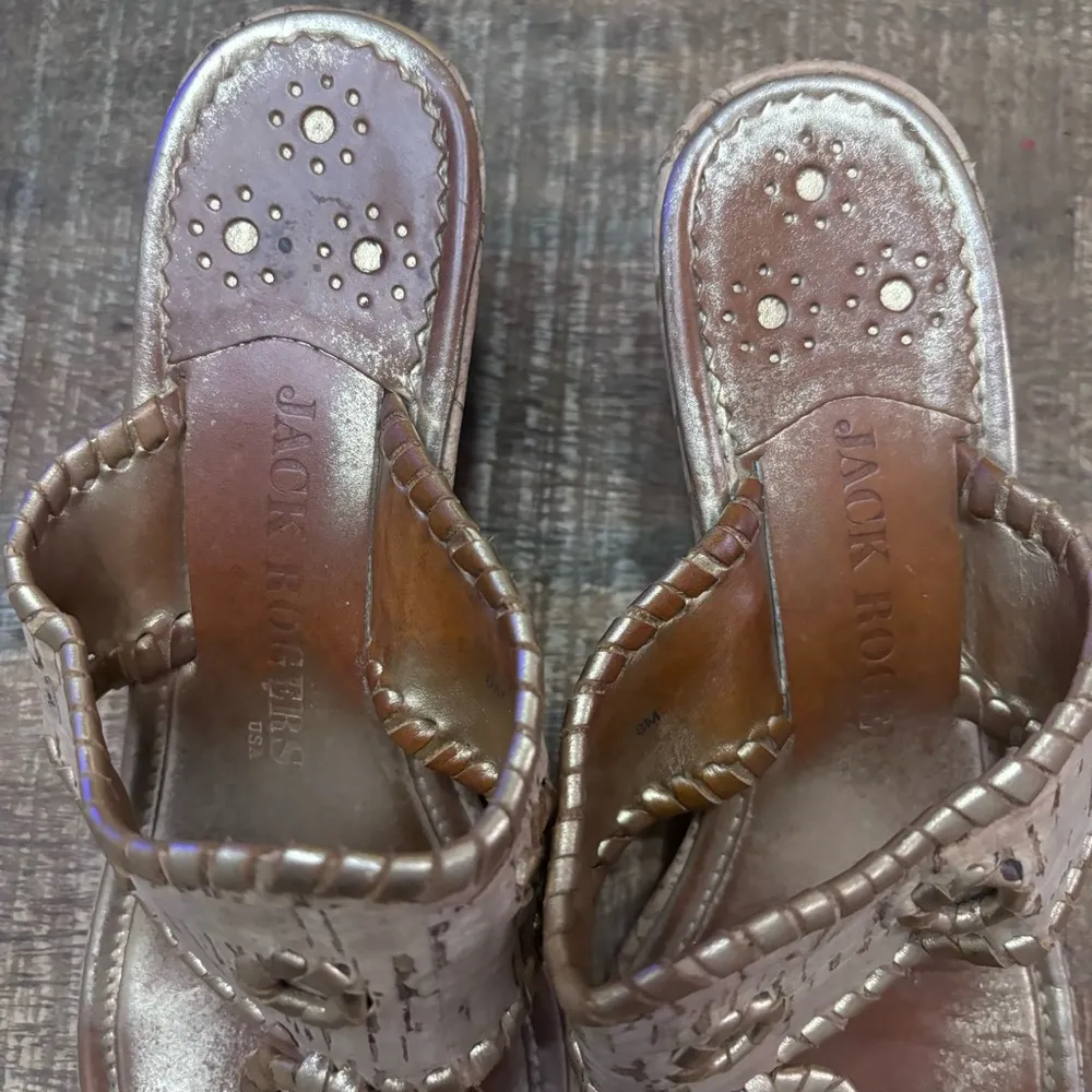 Jack Rogers  Women's Marbella Wedge Sandal Size:8 - Image 4