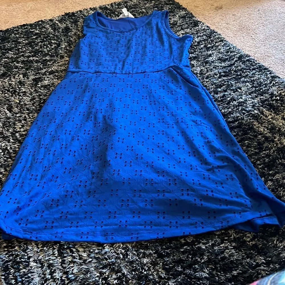 Market & Spruce Elise Eyelet Dress M - Image 3