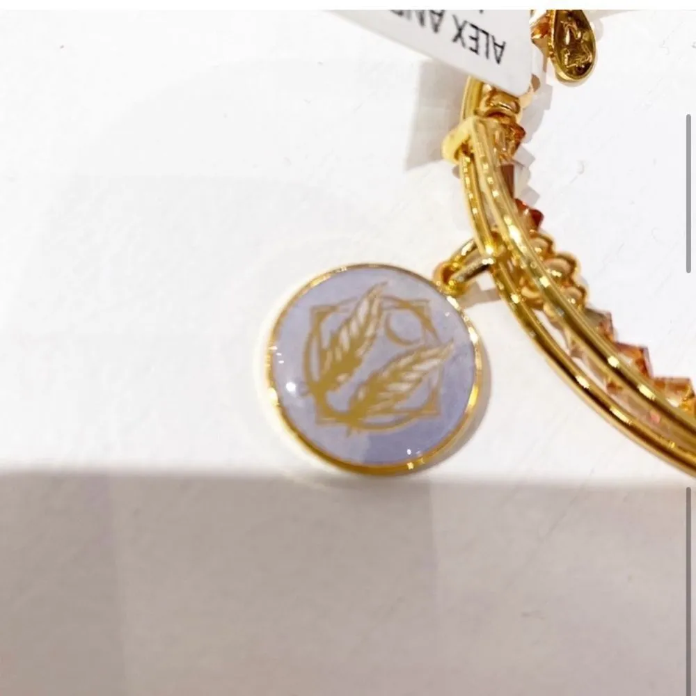 Alex and Ani Godspeed Art Infusion Crescent Moon, Feathers and Beads Bangle Set - Image 5