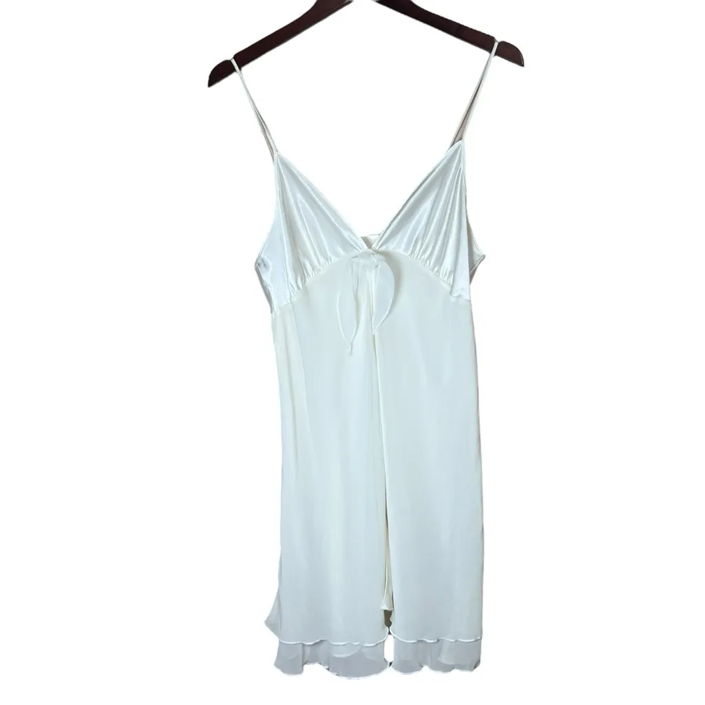 VTG ‘93 Marks & Spencer St. Michael White Nightgown Slip Chemise Sz 12 (38 Bust) Size L - Image 7