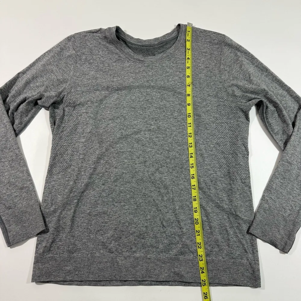 Lululemon Swiftly Tech Relaxed Long Sleeve Shirt Grey - Image 6
