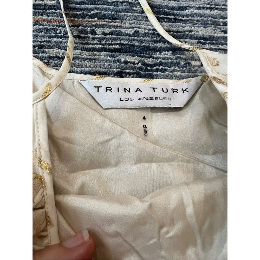 Trina Turk NWT silk dress size 4 - Image 4