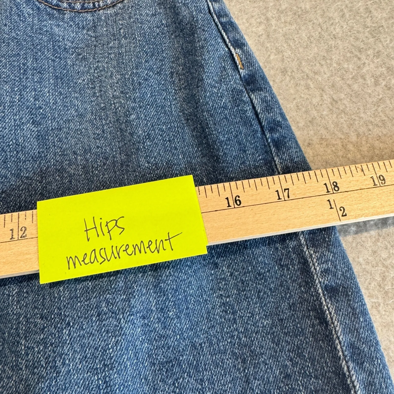 Madewell Denim Button Front Midi Skirt Dark Wash Womens 27 Blue Jean Cotton - Image 14