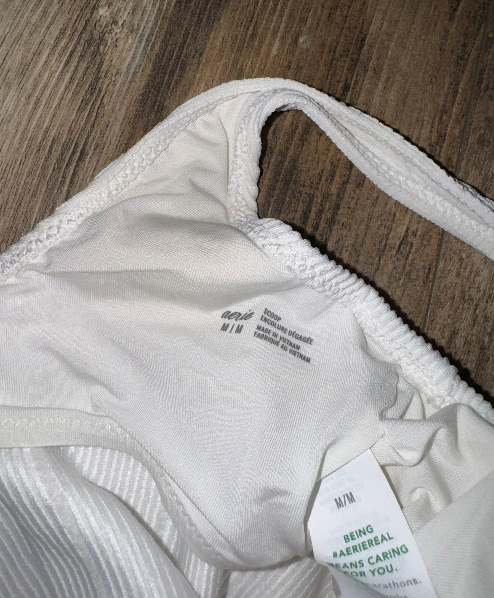 Ribbed Scoop Bikini Top - Image 2