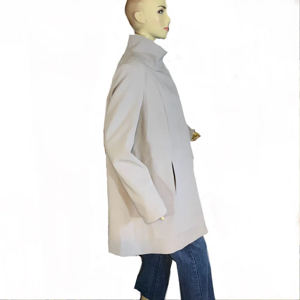 LAUREN RALPH LAUREN GRAY HIGH NECK SWING STYLE JACKET (L) - Image 5