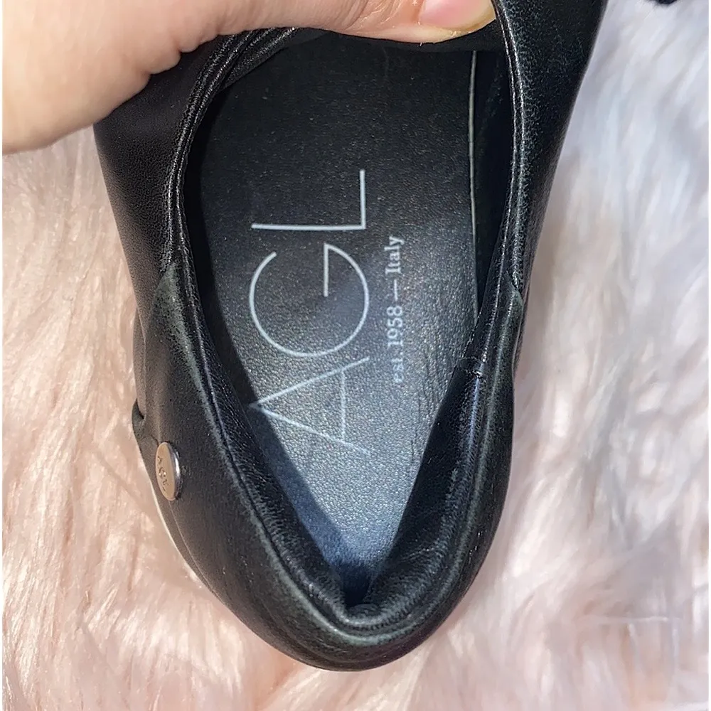 AGL ATTILIO GIUSTI LEOMBRUNI black shoes Silver Size undefined - Image 6