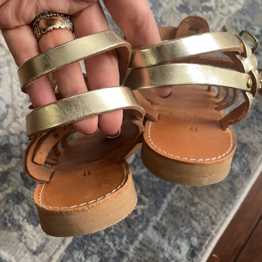 Like new Greek Gladiator sandals - Image 5