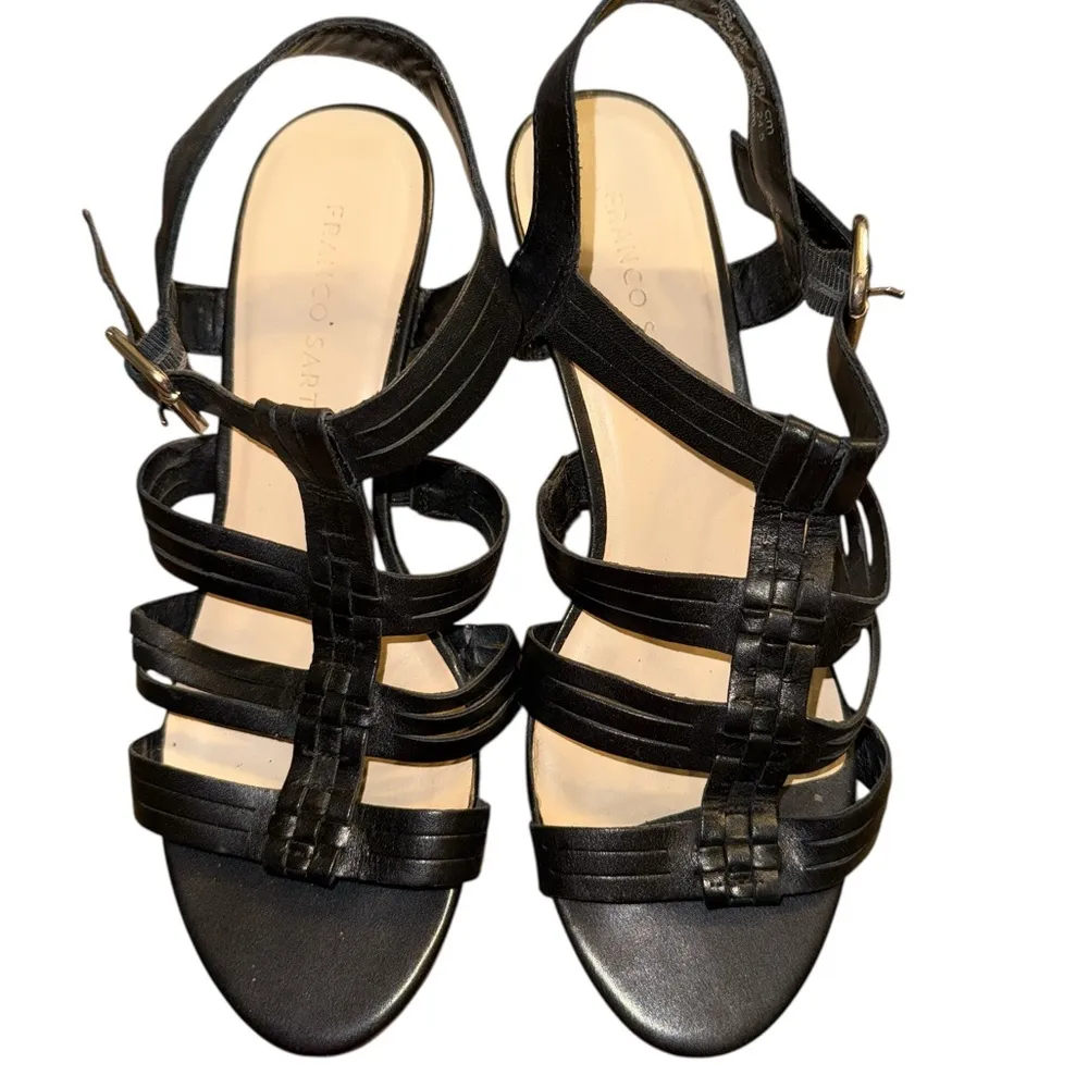 Franco Sarto  Strappy Wedge Sandals - Image 3