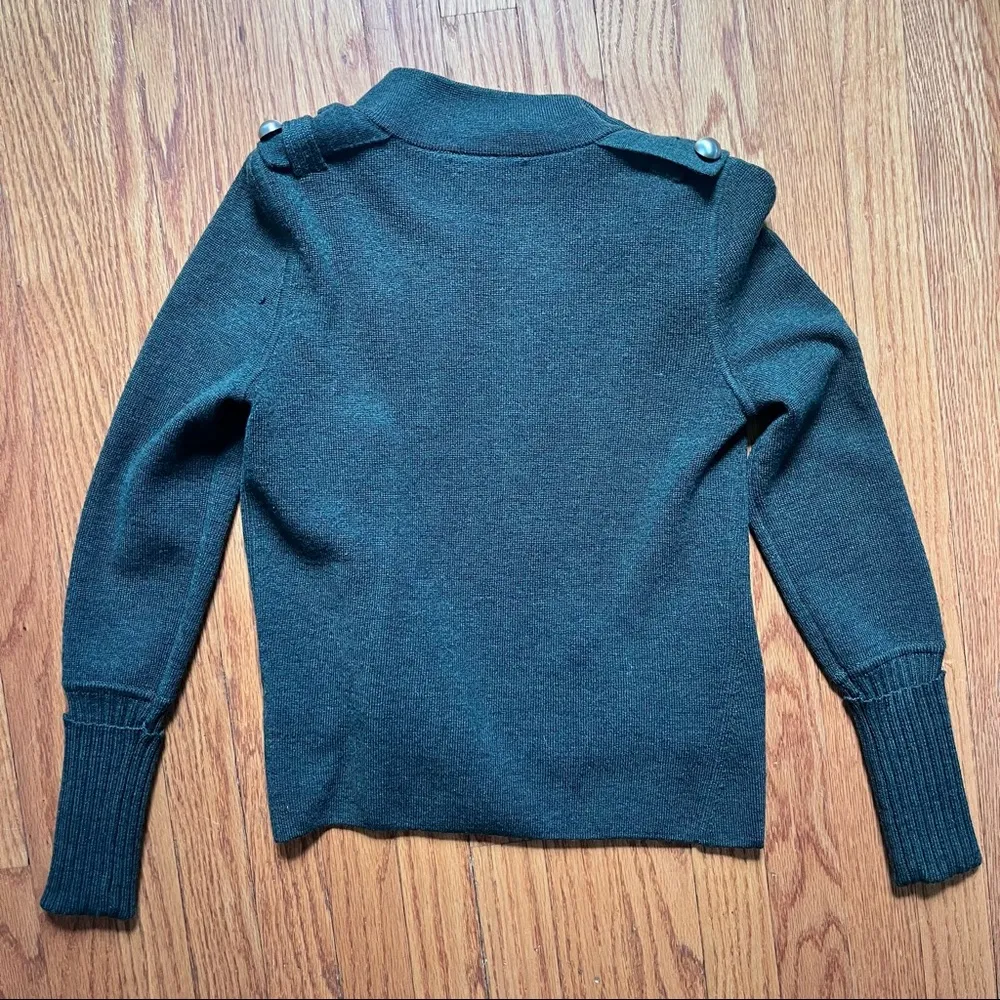 Banana Republic Olive Green Cardigan Womens Petite Small - Image 5