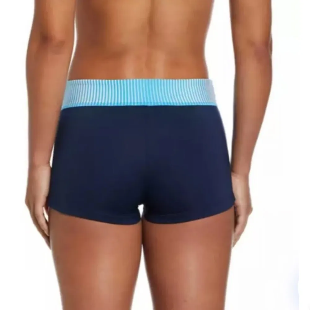 Nike Swim Kickshort Bikini Black/Blue size L - Image 2
