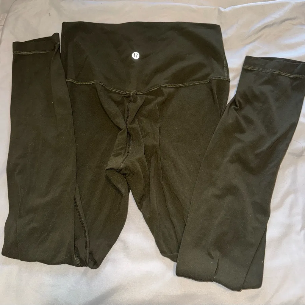Lululemon Athletica Dark Olive Align 25 inch Leggings - Image 4