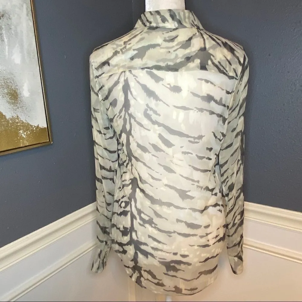 Equipment Femme Silk Button Down Blouse - Image 5