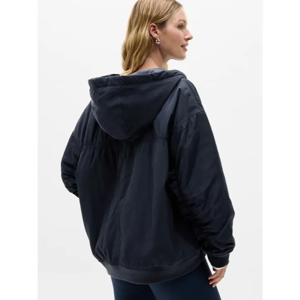 New Athleta XL Upfield Bomber Jacket Navy Blue X-Large - Image 3