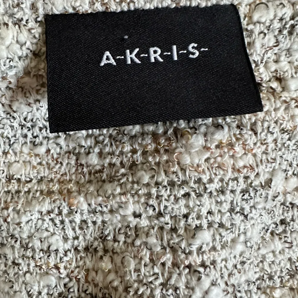 Akris Full Zip Lightweight Cotton Blend Jacket SIze 14 cottagecore Boho Prarie - Image 6