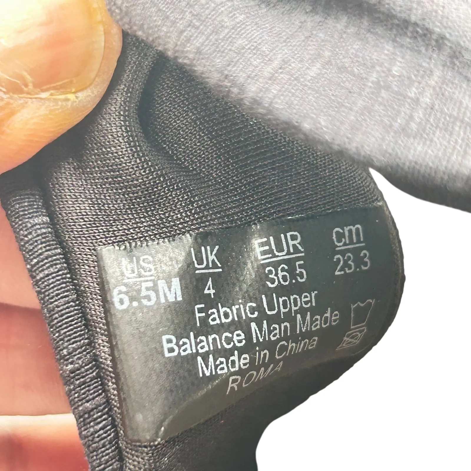 B Zees‎ Sandals Womens 6.5 Black Fabric Criss Cross Cork Wedge Sandals - Image 9