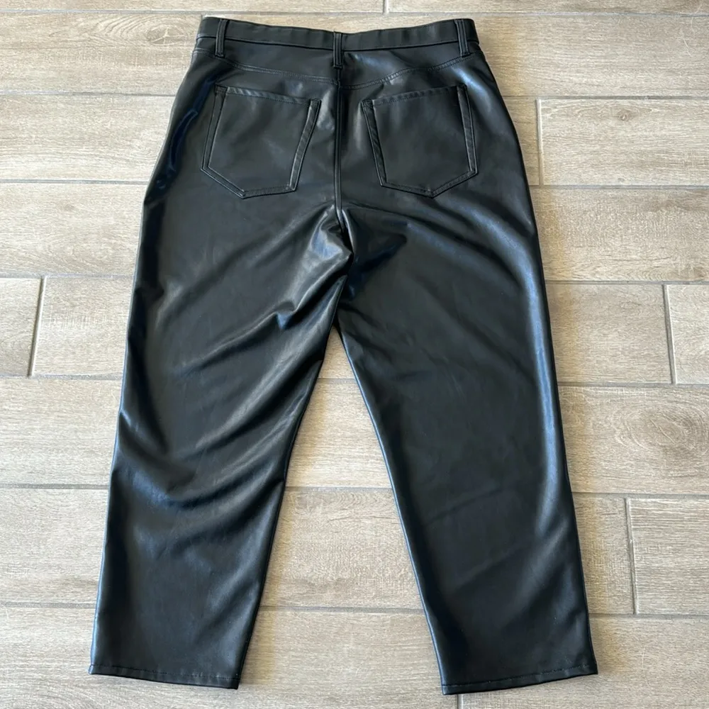 Abercrombie & Fitch The Ankle Straight Ultra High Rise Curve Love Pants Size: 33 - Image 3