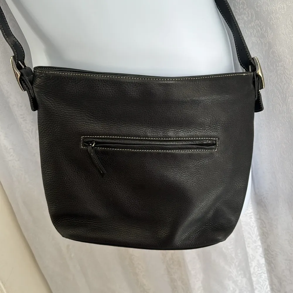 GIANI BERNINI LEATHER SHOULDER BAG - Image 3
