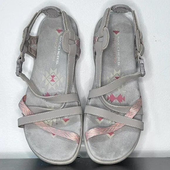 Skechers Women's Reggae Slim Staycation Sandals Size 9‎ - Image 2
