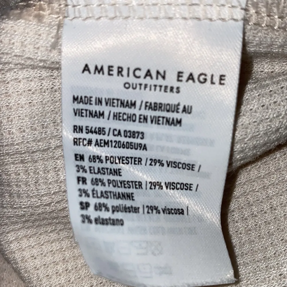 AMERICAN EAGLE OUTFITTERS waffle knit turtleneck long sleeve oversize top size S - Image 9