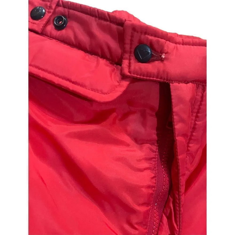 Obermeyer Vintage Red Ladies Warm-Up retro ski pants size 12 - Image 11