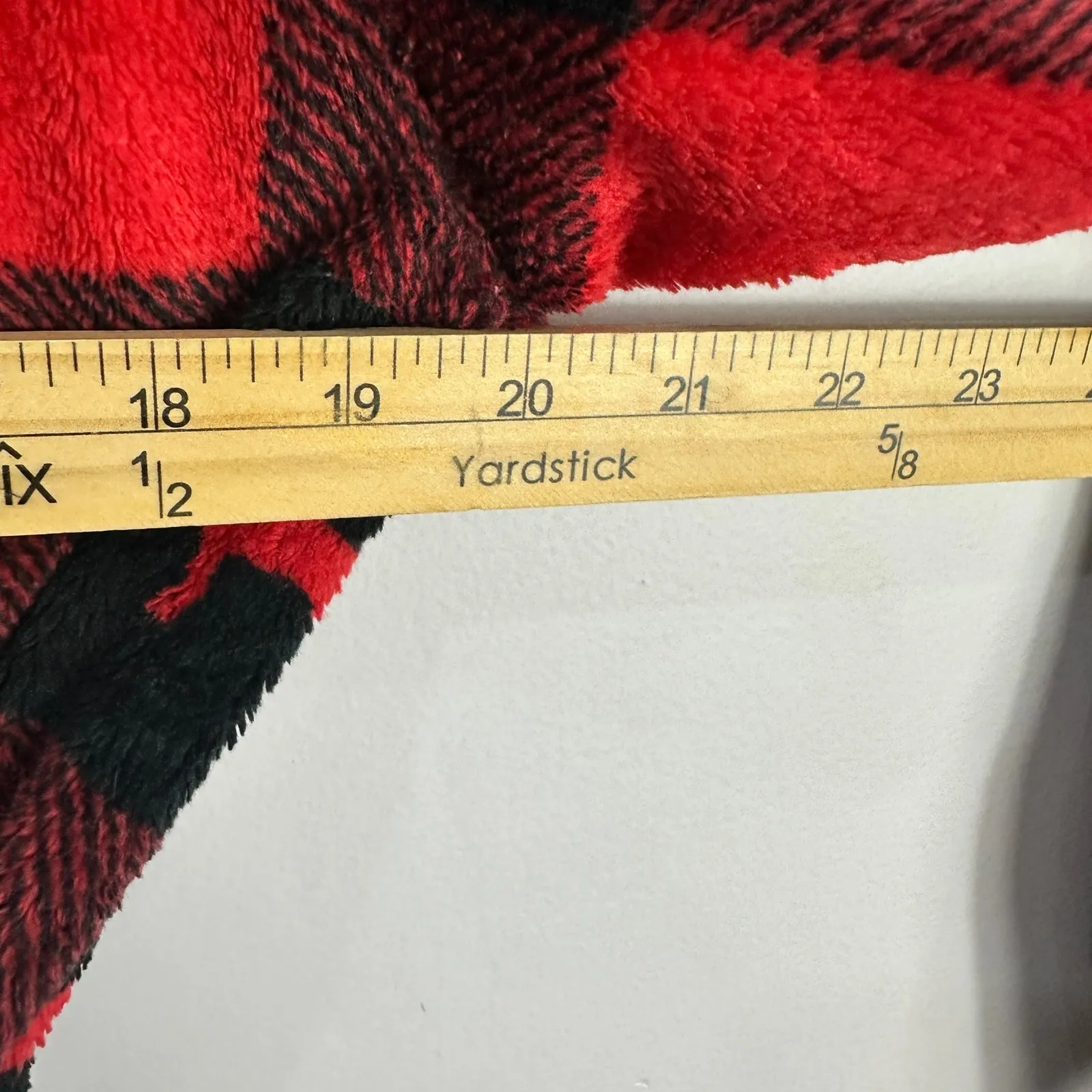 PINK Victoria's Secret Robe ML Red Buffalo Plaid Dog Logo Cozy Y2K Cabincore - Image 5