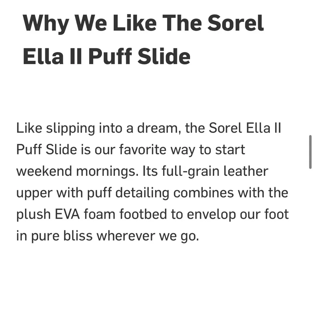 EUC Sorel Leather Ella ll Puff Slide Sandals Size 8 - Image 9