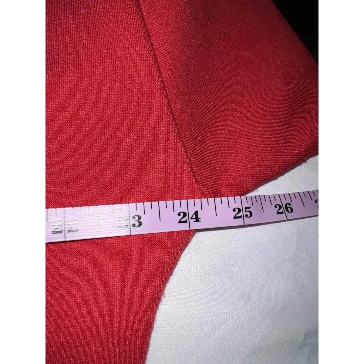 Eye Candy red pullover sweatshirt fleece cozy basic top women’s size L - Image 8