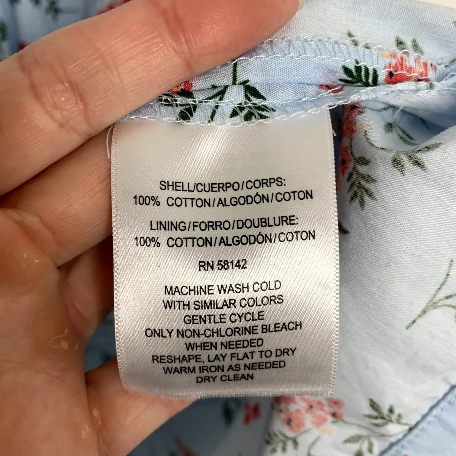 Gal Meets Glam Blue Cecily Floral Mini Dress Womens US 8 - Image 15