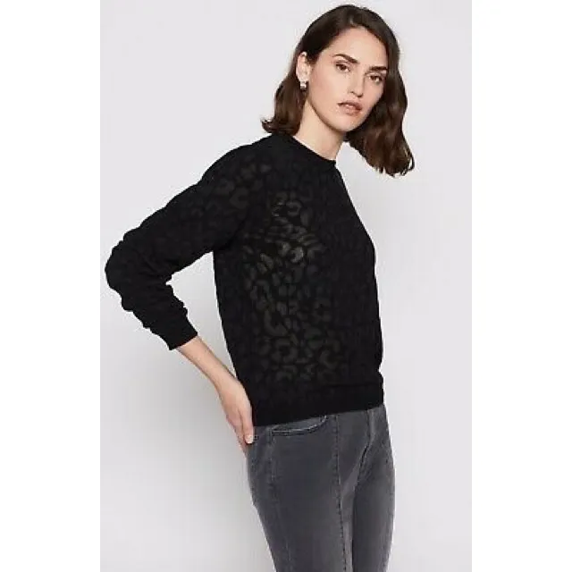Itana Black Leopard Sweater - Image 3