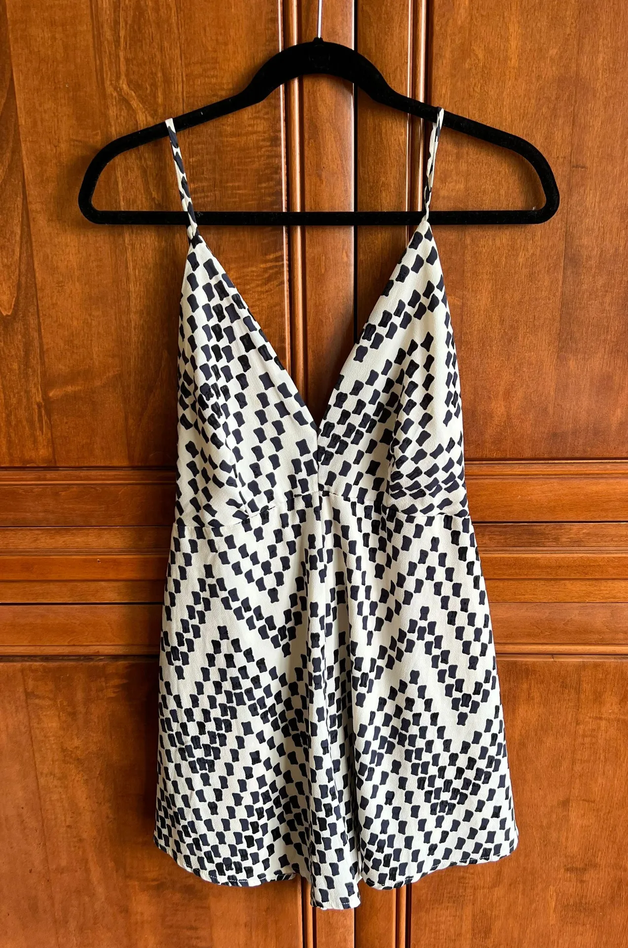 Patterned Romper Blue Size L - Image 2