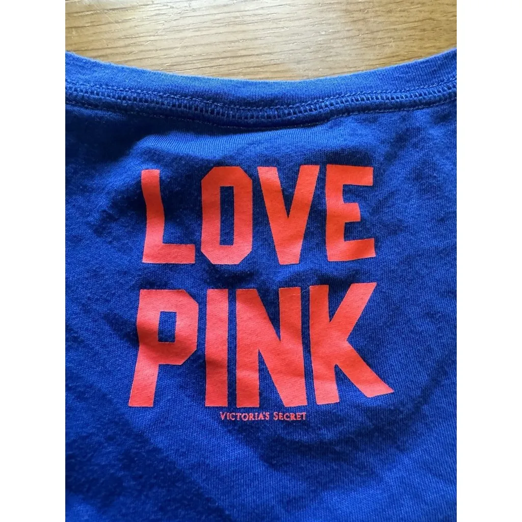 Victoria Secret x PINK 5th‎ & Ocean Cubbies T Shirt Size XS Preppy Athleisure - Image 8