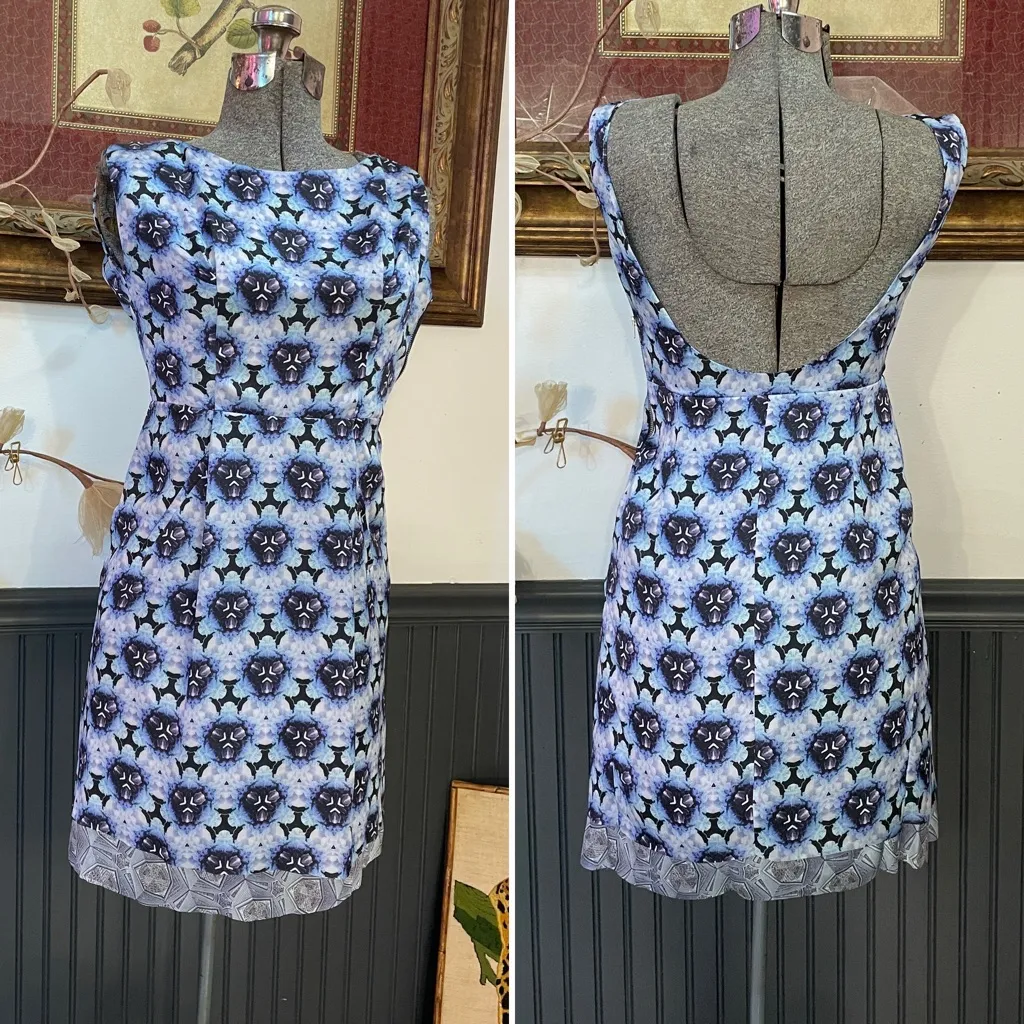 Acne Betty Kaleidoscope Scoop Back Open Sleeveless Dress - Sz 34 (US XS) 🧡🎀 - Image 2