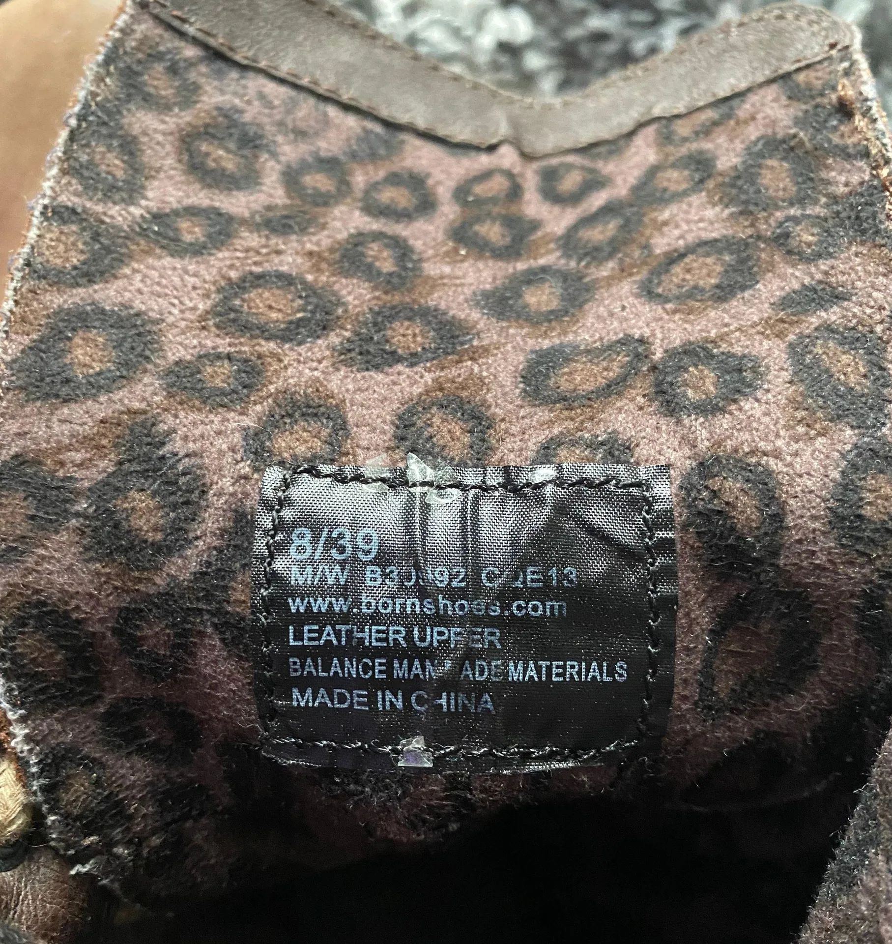 Born Brown Leather Boots Size 8 - Image 10