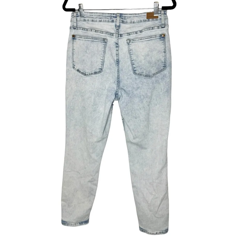 Judy Blue High Rise Light Acid Wash Slim Fit Jeans 11 30 - Image 5