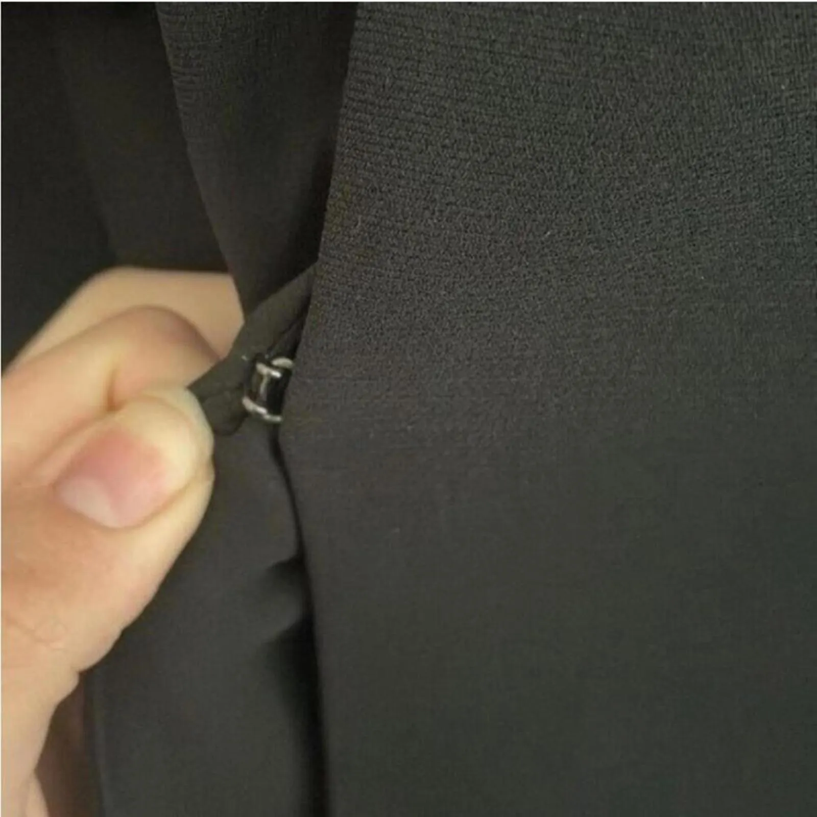 Harold’s Plus Size Black Long Sleeve Sparkle Sequin Trench Coat Jacket - Image 7