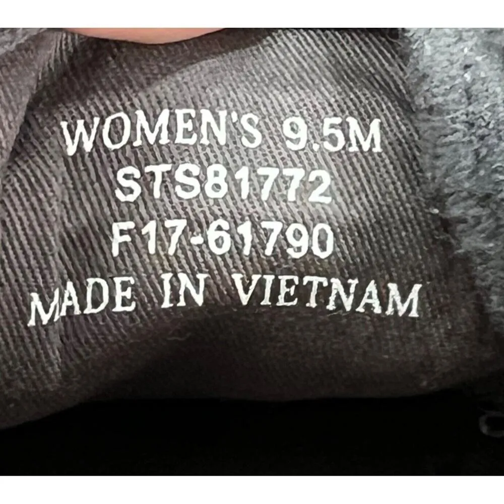 Sperry Top Sider Shoes Womens 9.5 M Gray Seacoast Wool Slip On Lace Up Sneakers - Image 12