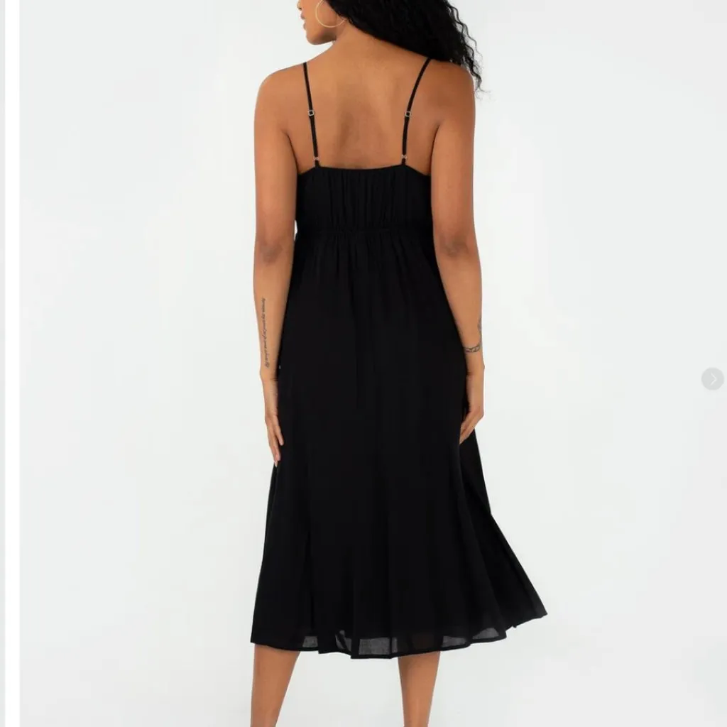 Lovestitch Slow Dance Slip Dress Black Midi S - Image 2