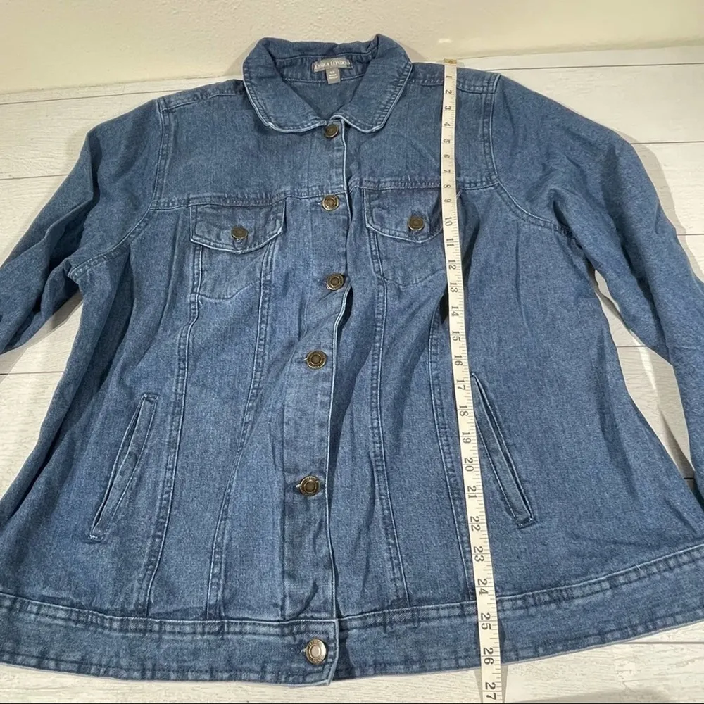Jessica London Lightweight Denim Jacket Size 18W New In Packaging - Image 8