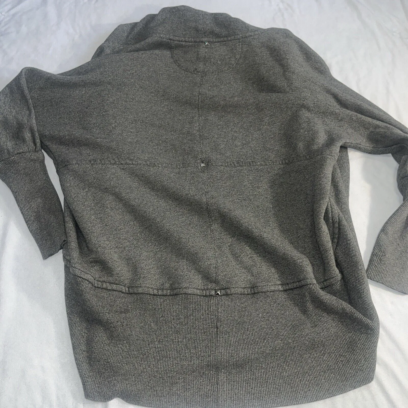 Wilfred Aritzia Gray Diderot Open Front Cardigan Sweater size XXS - Image 11