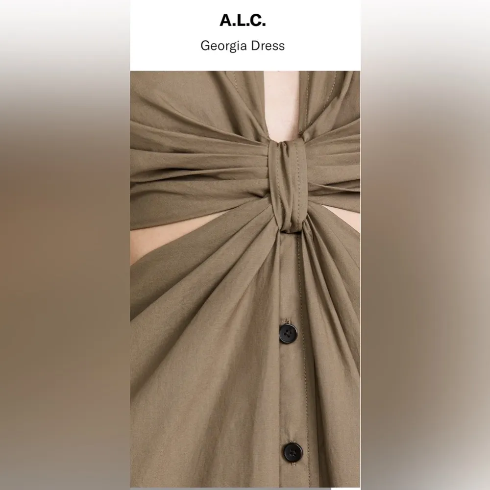 A.L.C Georgia Dress Dried Basil, SZ 10, $450 - Image 6