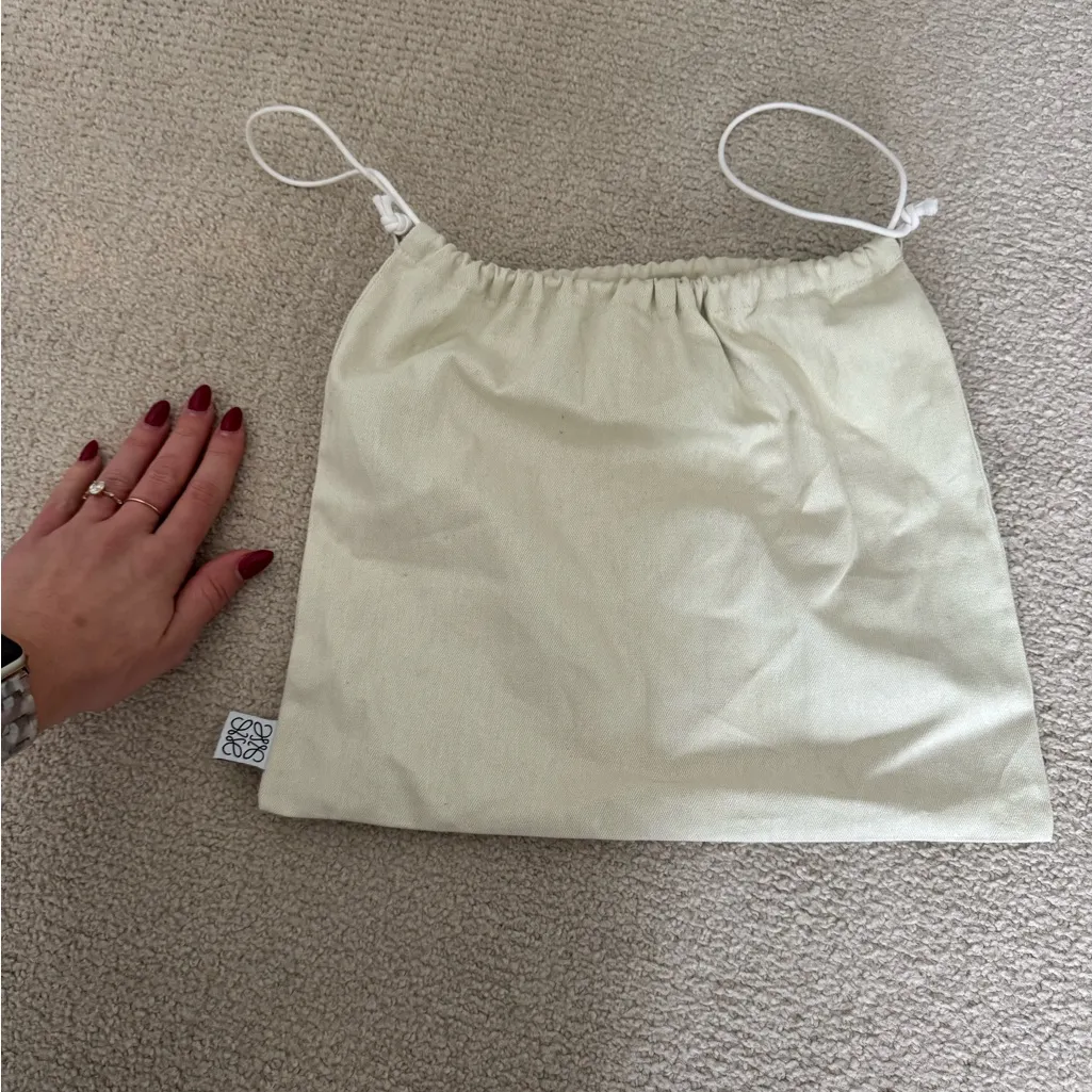 Loewe Cream Drawstring Bag - Image 2