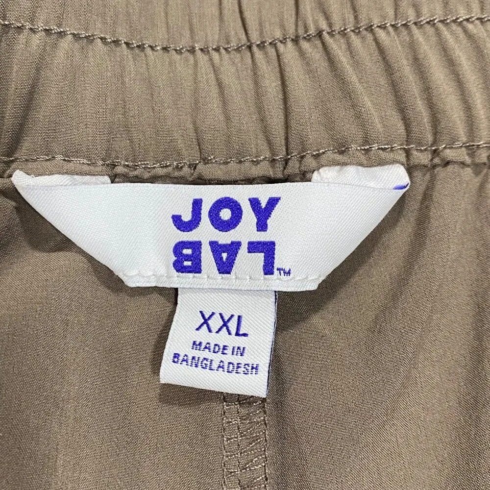 Womens XXL Lightweight Quick Dry Capris With Cargo Pockets Tan - Image 7