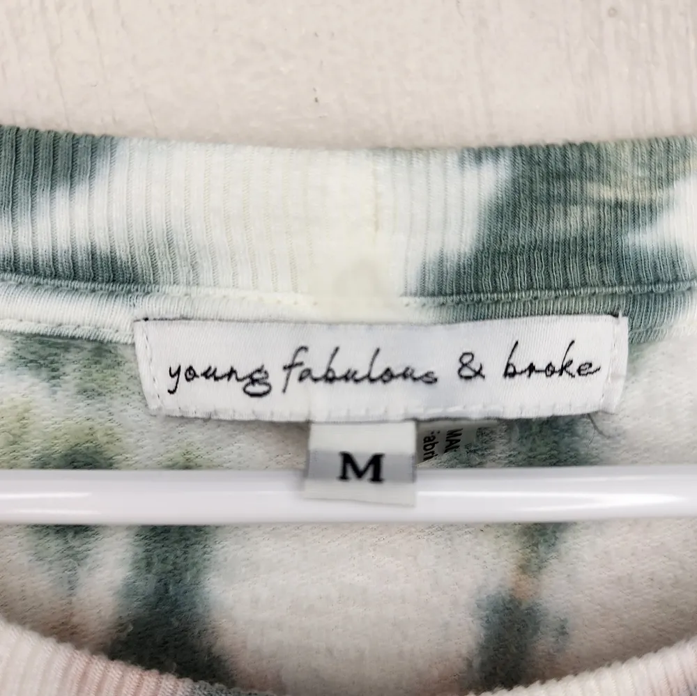 Young Fabulous & Broke Caroline Silver Jupiter Tie Dye Sweatshirt - Image 2