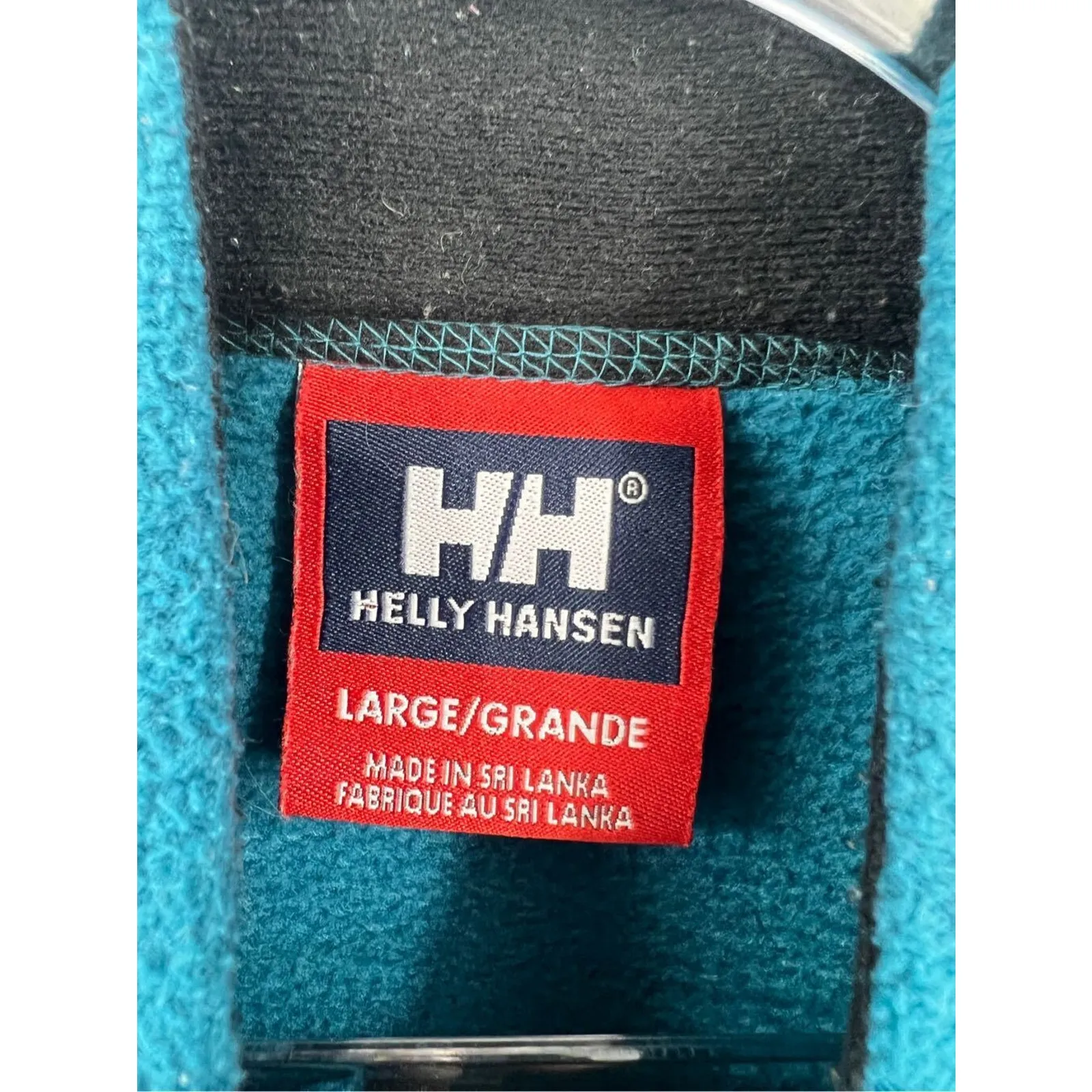 Helly Hansen‎ Women's Blue Two-Tone Full Zip Fleece Sweater Jacket Size Large - Image 3