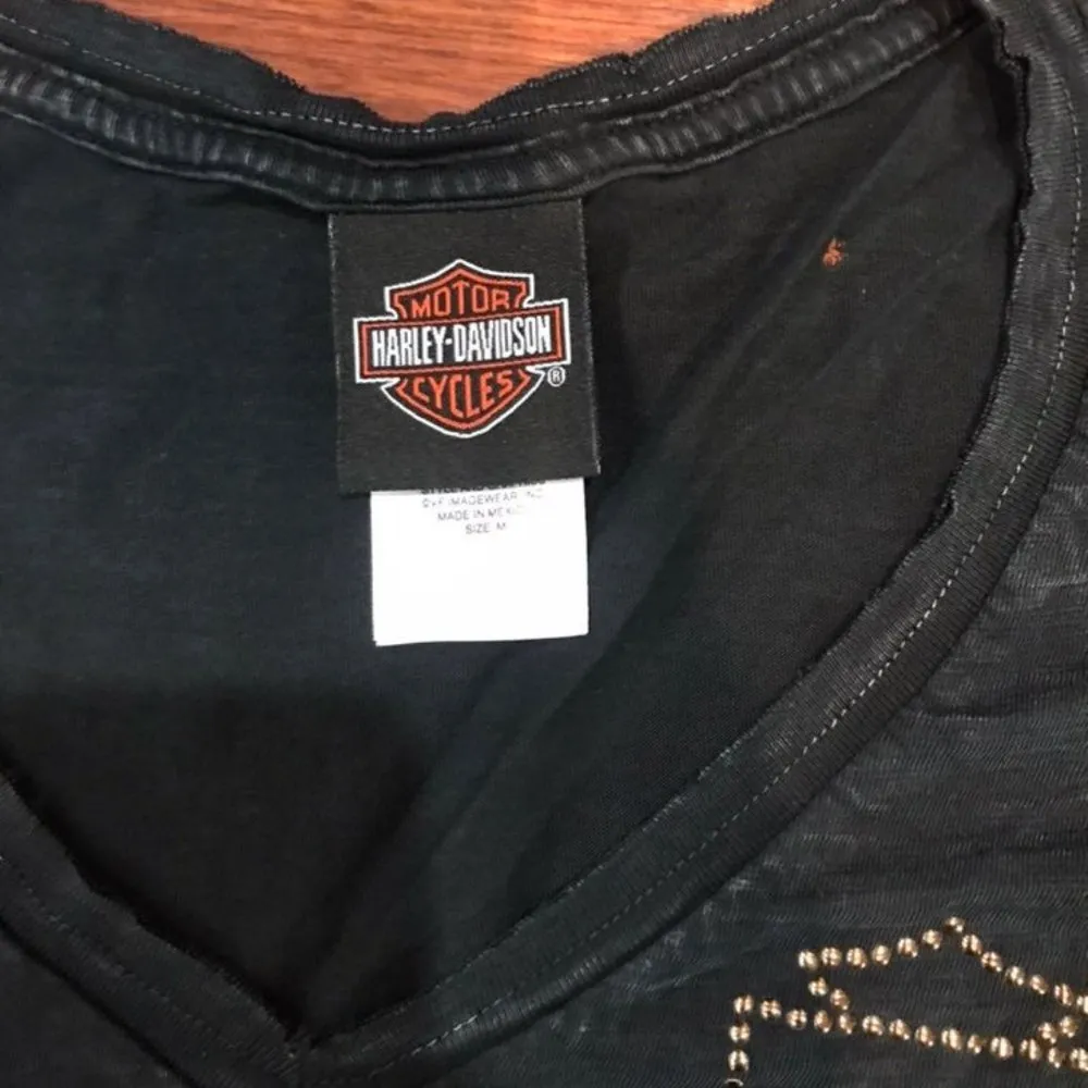 Harley Davidson  LONG SLEEVE SZ M - Image 4