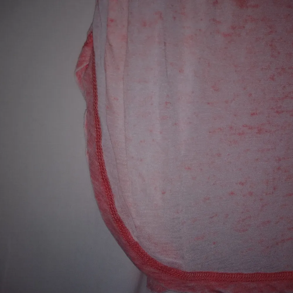 Seven7 M Coral Red Thin Embellished Top - Image 6