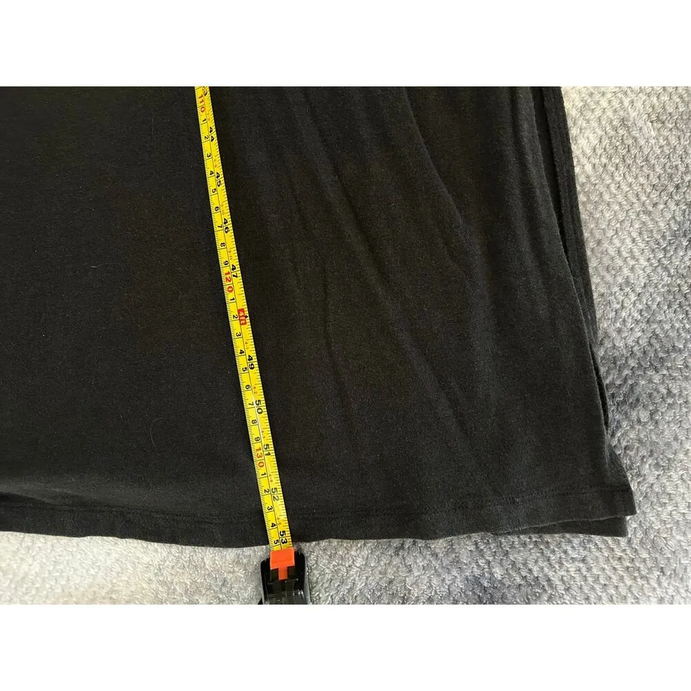 Aerie Maxi Black Racerback Tank Side Slit Summer Dress Size XL Vacation Beach - Image 5