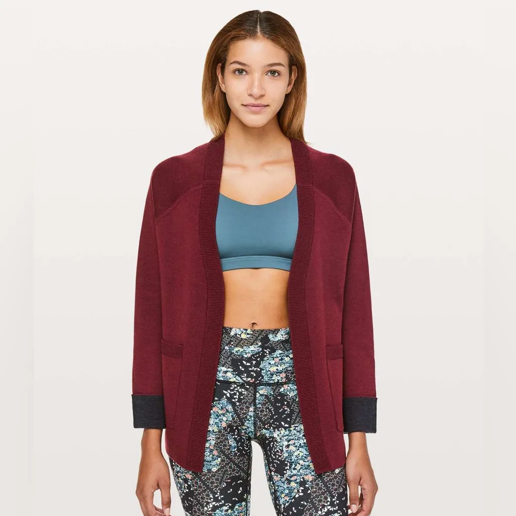 Lululemon Reverse Me Wrap sweater - Image 2